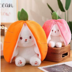 Fruit Rabbit Plush Toy Manufacturer - OEM Cross-Border New Soft Stuffed Strawberry Carrot Teddy Bear Children's Gift