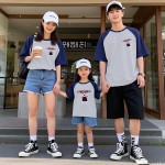 Parent-child T-shirt Manufacturer - OEM A Family Photo Short Sleeves Soft Comfortable Beach Wear Summer Clothes