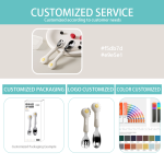 Baby Feeding Set Manufacturer - Dinosaur Shape Twist Spoon