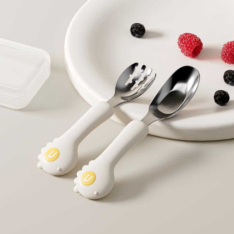 Spoon Fork Set Manufacturer - Portable Case Silicone Tableware