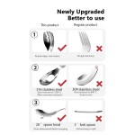 Baby Spoon Supplier - Stainless Steel Learning to Eat