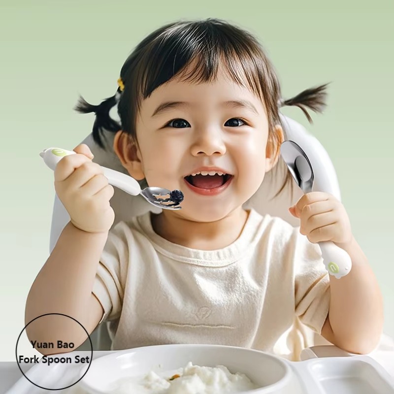 Baby Spoon Supplier - Stainless Steel Learning to Eat