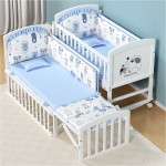 Baby Crib Supplier - European White Paint Multifunctional