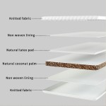 Baby Cradle Mattress Manufacturer - White Latex for New Born