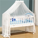 Baby Crib Supplier - European White Paint Multifunctional