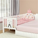 Wooden Toddler Bed Manufacturer - European Style with Guardrail