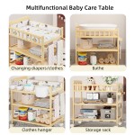 Baby Bathtub Changing Table Factory - Large Storage Foldable