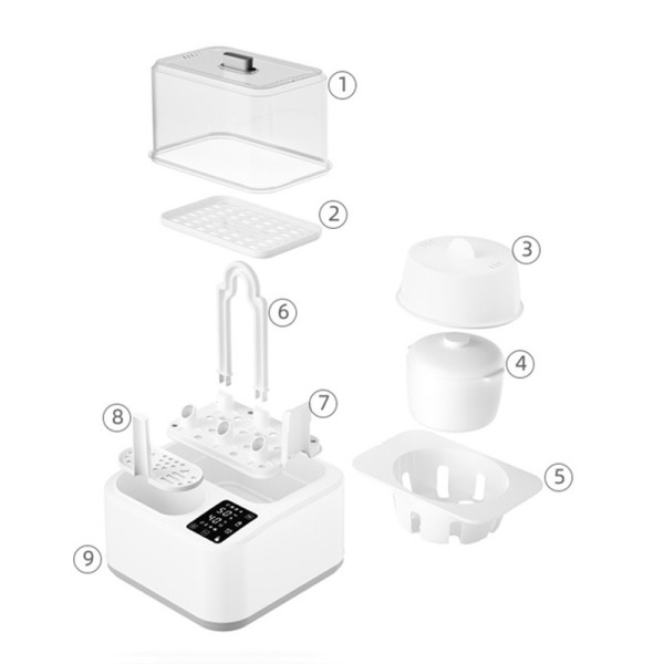 Bottle Sterilizer Factory - Whale Love Anti-Dry Burning