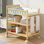 Baby Bathtub Changing Table Factory - Large Storage Foldable
