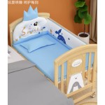 Baby Cot Factory - Pine Wood Adjustable Wheels