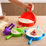 Manual Dumpling Press Set Manufacturer - 4Pcs Plastic Silicone Pasta Dough Maker