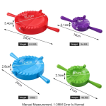 Manual Dumpling Press Set Manufacturer - 4Pcs Plastic Silicone Pasta Dough Maker