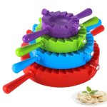 Manual Dumpling Press Set Manufacturer - 4Pcs Plastic Silicone Pasta Dough Maker