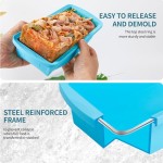Rectangle Silicone Freezer Container Manufacturer - Lid Soup Sauce Ice Cream Mold