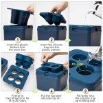 Commercial Clear Ice Mold Manufacturer - Crystal Ice Cream Container Sphere Box