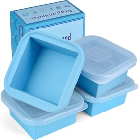 Kitchen Freezer Container Manufacturer - 1-2 Cup Silicone Ice Cube Bowl Tray Mold