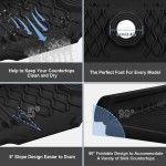 Sink Splash Guard Manufacturer - Silicone Faucet Mat Washable Drip Protector Pad