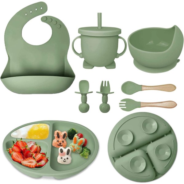 Reusable Baby Sippy Cup Factory - BPA Free Silicone Drinking Bottle Long Straw