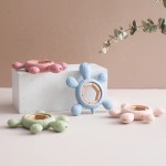 Baby Teether Ring Manufacturer - Eco-friendly Silicone & Wood Teething Toy