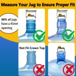 Water Jug Cap Manufacturer - Custom 3 5 Gallon Reusable Food Grade Silicone Cover