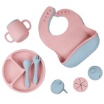 Baby Silicone Feeding Mat Set Manufacturer - Cute Portable with 450ml Bottle