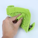 Kitchen Tool Silicone Snaps Factory - Adjustable Food Grade Dishwasher Strainer