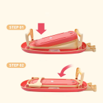 Foldable Baby Bathtub Factory - 2025 Hot Sale Plastic Cute Style Shower Keep Temp
