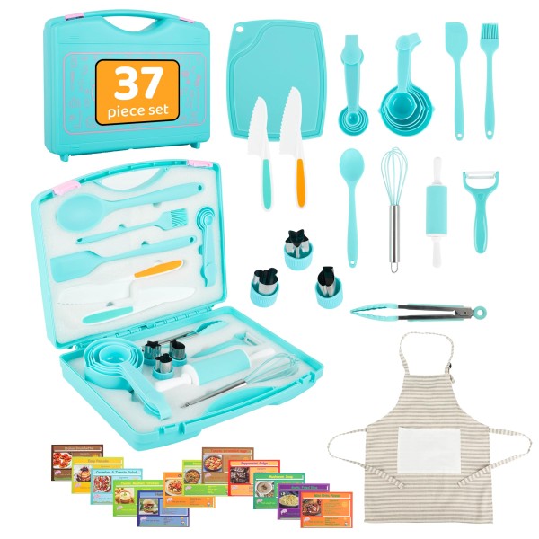 Children's Kitchen Set Factory - Plastic Kid's Apron & Knives Toy Utensils Gift