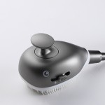 High Quality Kids Bath Brush Manufacturer - Grey Pink Long Handle Skin Exfoliator