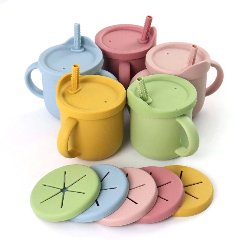 Collapsible Silicone Sippy Cup Manufacturer - Custom BPA Free Folding Slow Flow