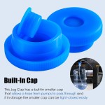 Silicone Water Jug Cap Manufacturer - Custom logo 5 Gallon Non-Spill Anti-Splash