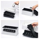 Silicone Ice Cube Tray Manufacturer - 10 Cavity Clear Crystal Ball Wine Whiskey Mold