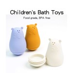 Cognitive Floating Fish Bath Toy Factory - Non-toxic Eco-friendly Silicone Fun Toy