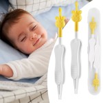 Baby Nose and Ear Cleaner Factory - 2 Pack 3 in 1 Soft Silicone Picker Tool