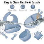 Reusable Baby Sippy Cup Factory - BPA Free Silicone Drinking Bottle Long Straw