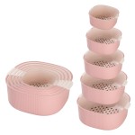 Double Layer Kitchen Colander Manufacturer - Plastic Rotating Fruit Vegetable Cleaning