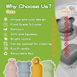 Baby Bath Water Spray Toy Manufacturer - Wholesale Silicone Tumbler Animal Bear Mold