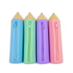 Custom Shaped Pencil Case Manufacturer - Large DIY Silicone Stand Durable Soft