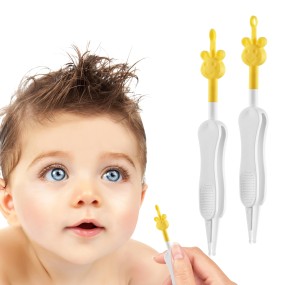 Professional Baby Nose Cleaner Factory - 2 Pack Silicone Ear Wax Remover Tool