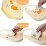 Baby Print Silicone Bib Set Factory - Custom Waterproof Low Price Wholesale