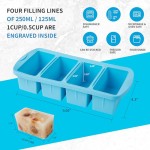 Large Rectangle Silicone Freezer Container Factory - Custom Logo with Lid