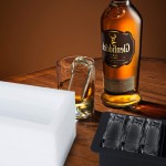 Large Crystal Ice Cube Maker Tray Factory - 6 Cavity BPA-Free Silicone Cocktail Mold