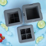 Clear Ice Cube Mold Factory - Modern Crystal Square Block Container Easy Release