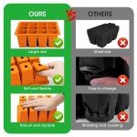 Manual Seed Starting Tray Manufacturer - Germination 4 6 12 Cell Silicone Planter