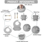 Reusable Baby Sippy Cup Factory - BPA Free Silicone Drinking Bottle Long Straw