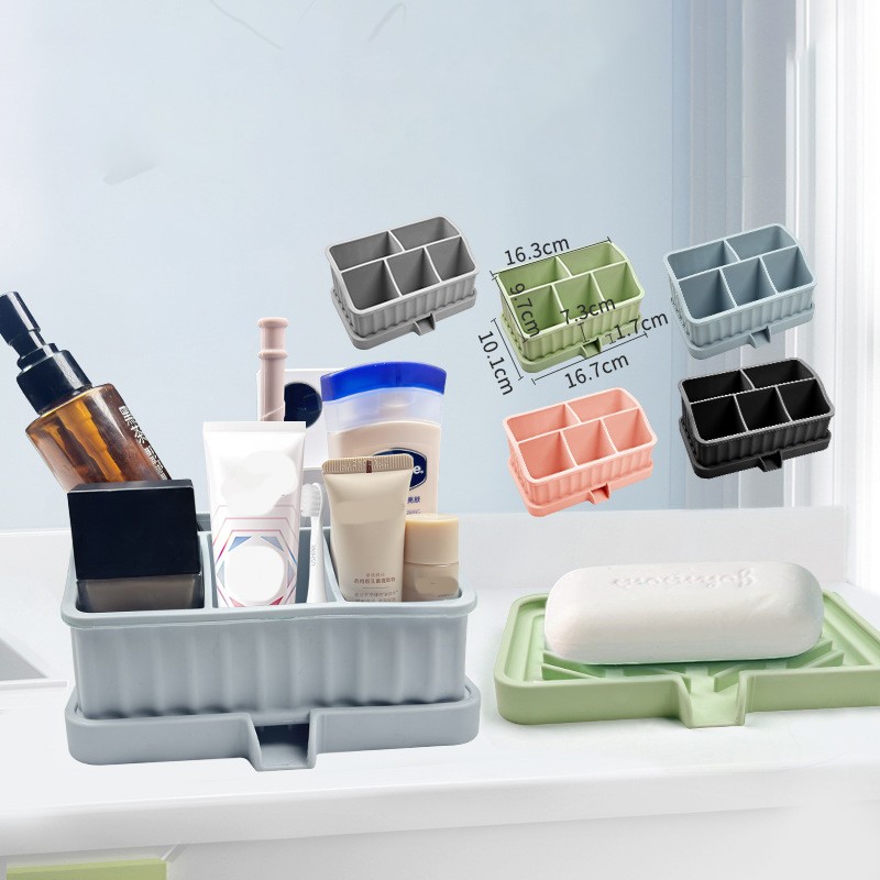 Custom Logo Soap Holder Manufacturer - Wholesale Non-slip Cute Sink Dish Holder