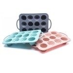Muffin & Cupcake Pan Factory - Nordic Style Nonstick Food Grade Silicone Quick Release