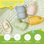 Baby Bath Water Spray Toy Manufacturer - Wholesale Silicone Tumbler Animal Bear Mold