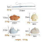 Beach Fishing Toy Set Manufacturer - Silicone Fish Toy with Rod for Kids