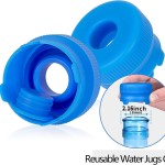 5 Gallon Silicone Water Bottle Cap Manufacturer - Non Spill 55mm Reusable Cover